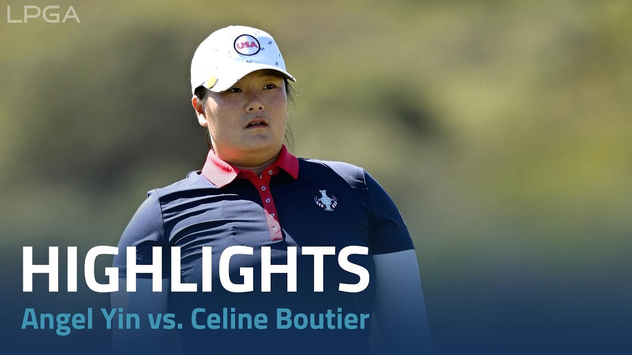 Solheim Cup Highlights | Angel Yin vs. Celine Boutier