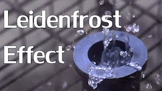 Leidenfrost Effect in Graphite Crucible - NightHawkInLight
