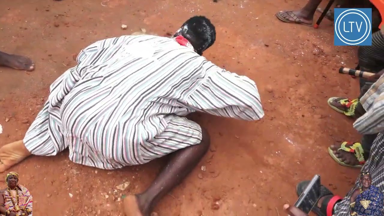 A TRADITIONAL DANCE PERFORMANCE BY THE ASAFO GROUP OF  LEKLEBI IN THE VOLTA REGION OF GHANA