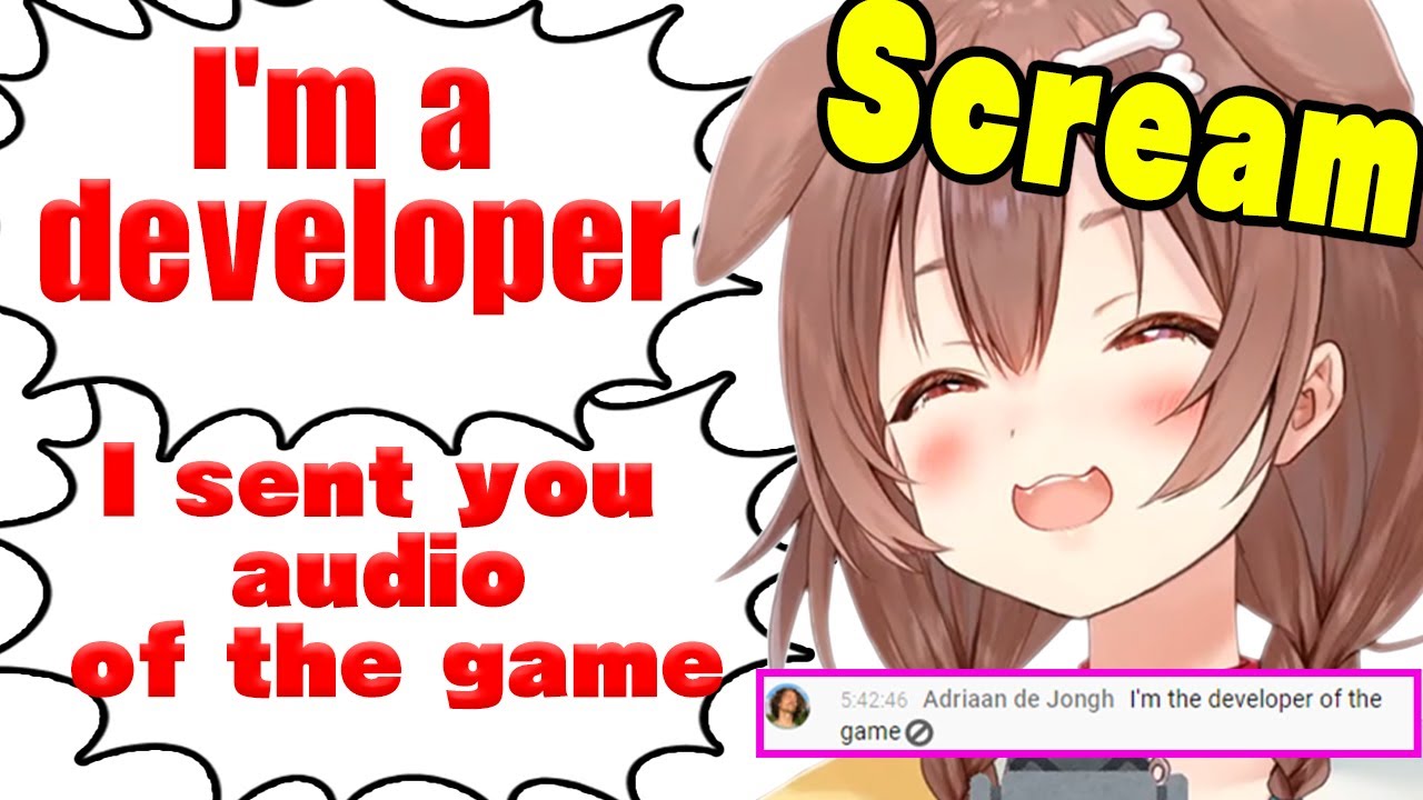 【ENG SUB】Inugami Korone can't stop laughing at the game developer's gift to her【Hololive】