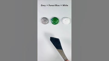 This Grey–Forest Blue- White Trio Creates A Whole New Vibe. #colormixing