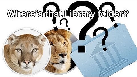 Quickest way to Unhide your Library Folder in OSX Lion & OSX M Lion