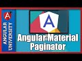 💥 Angular Material Data Table Paginator - How To Use It?