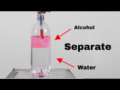 Video: How To Separate Alcohol And Water