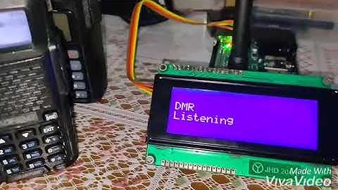 How the HD44780 LCD 2004 (20 Columns X 4 Rows) worked on MMDVM DMR Hotspot