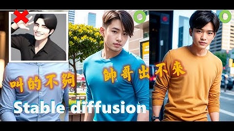Stable diffusion  SD AI 生成韓系 帥哥 男星 提詞 果然重要
