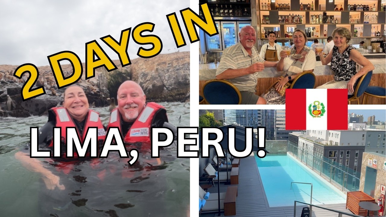 2 Days in Lima, Peru 🇵🇪 Markets, Amazing Food & Swimming with Sea Lions!