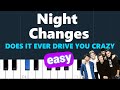 One Direction - Night Changes   EASY PIANO TUTORIAL