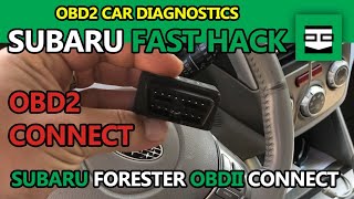 Subaru Hack Tutorial: How to connect OBD2 car diagnostics? OBD2 port location - SIXTOL SX1 Wifi screenshot 3