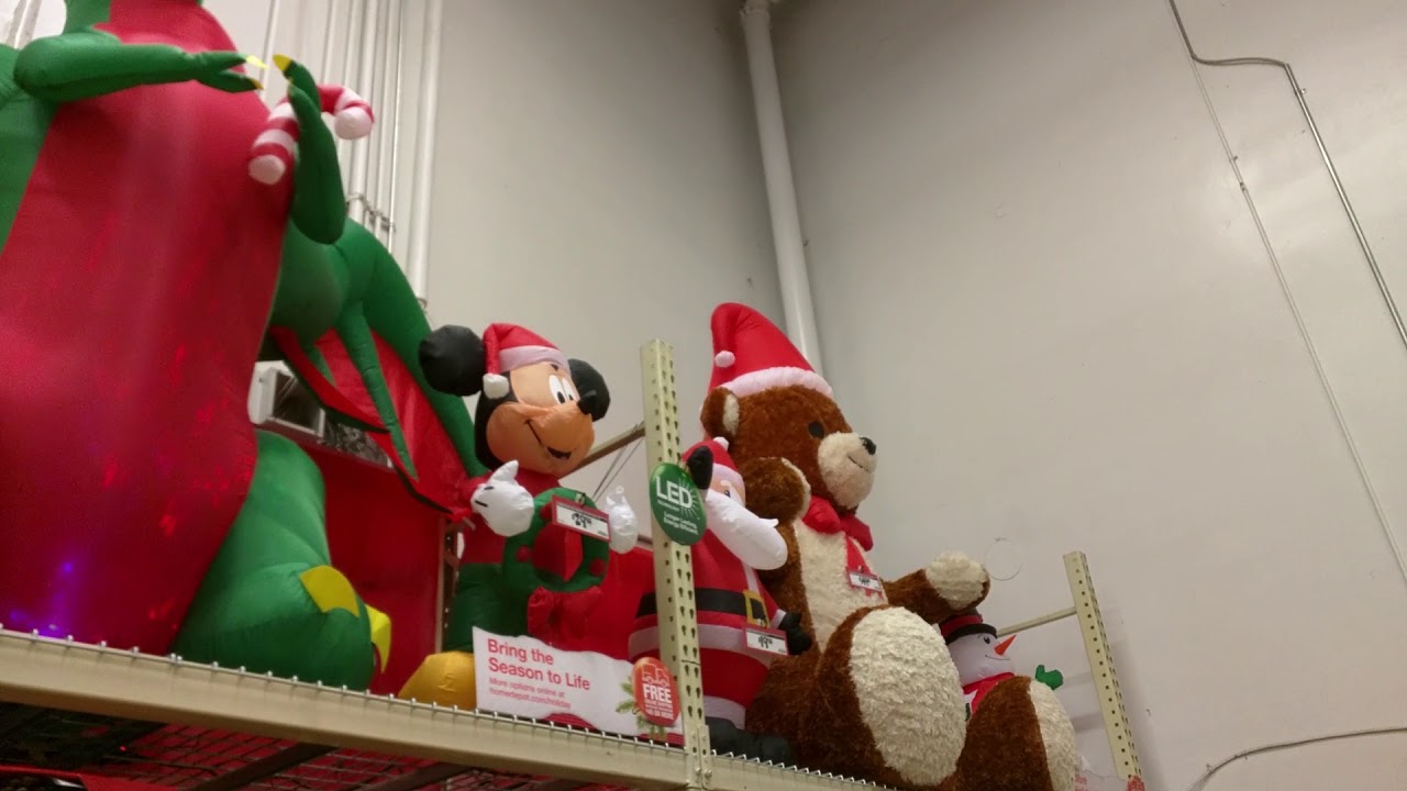 Home Depot Christmas Decorations 2017 - YouTube