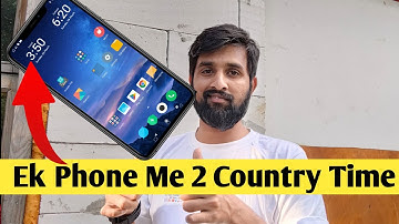 Dual Country Time kaise Set kare !! Ek Phone Me Dual County time kaise Set !! Dual Country clock?