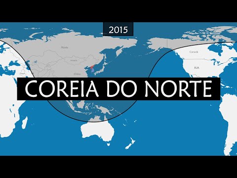 A Coreia do Norte - Resumo em Mapas