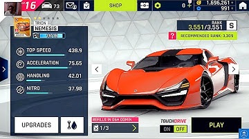 Asphalt 9 The Final Test A Legend Is Born Chapter 5  Hunted Trion Nemesis Car Walkthrough 2023