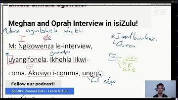 Learn isiZulu Livestream - The Zulu King and Oprah's Interview