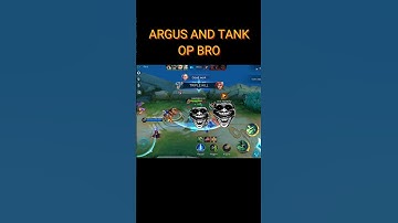 ARGUS AND TANK OP BRO 🤫 #ARGUS #Shorts #MLBB #mobilelegends