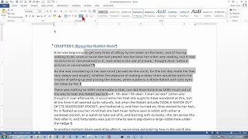 Word 2013: Line Spacing