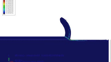 Abaqus explicit orthogonal cutting of AISI1045 with sacrifice layer HFL example 2