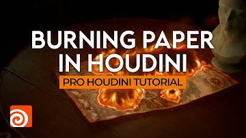 Burning Paper Tutorial Using Houdini & Karma