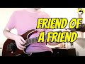 Foo Fighters - Friend Of A Friend (Guitar Cover)