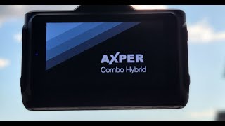 Видеорегистратор Axper Combo Hybrid Wi | Обзор комбо-видеорегистратора с GPS, детектором, 2К-записью