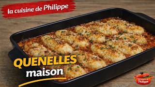 Quenelles maison 😍 Recette facile + gratin à la tomate
