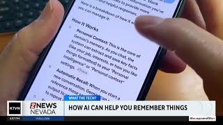 What the Tech: AI memory assistant