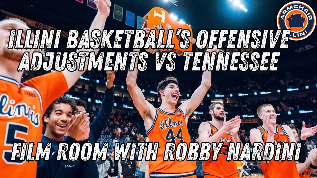 Illinois Basketball Offensive Gameplan vs Tennessee (Film Room Analysis)