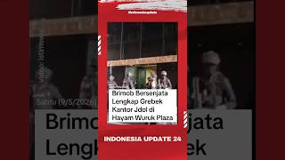 Brimob grebek markas judol di Hayam Wuruk Plaza #indonesiaupdate #brimob #judol #brimobpolri