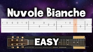 Ludovico Einaudi - Nuvole Bianche - Guitar tutorial (TAB) chords