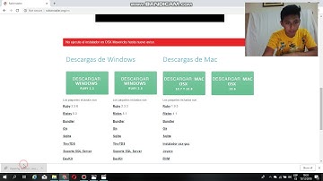 TUTORIAL DE COMO INSTALAR RUBY AND RAILS