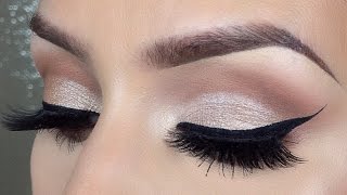 Simple Easy cut crease makeup tutorial