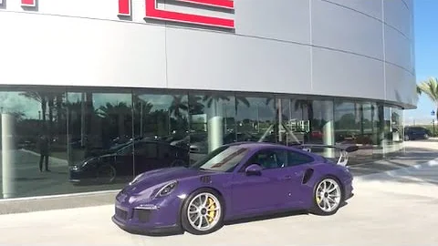 2016 Ultraviolet Porsche 911 GT3 RS 500 hp @ Porsche West Broward