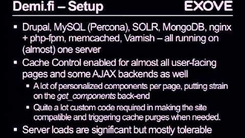 DrupalCon Prague 2013: HIGH PERFORMANCE SITES WITH DRUPAL AND CACHE CONTROL MODULE