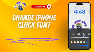 How To Change Lock Screen Clock Font Size On iPhone iOS 17/18 - Step-by-Step Guide