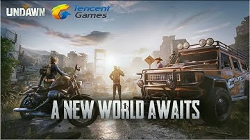 UNDAWN mobile official trailer. A new zombie survival game from tencent game.