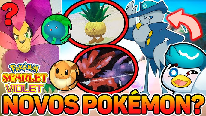 DESCOBRIRAM NOVOS POKÉMON MÍTICOS ?? Fato ou Fake Pokémon Scarlet & Violet  Leaks 