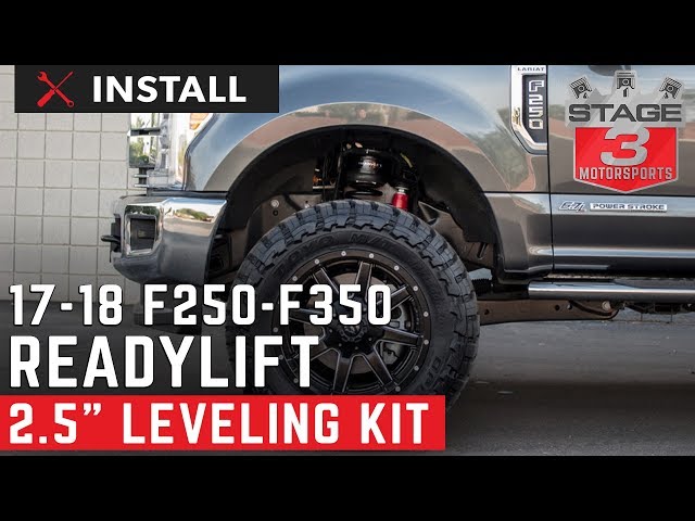 2017-2020 F250 & F350 4WD Ready Lift 2.5" Front Leveling Kit Install