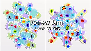 Screw Jam Gameplay Levels 231-240 / It
