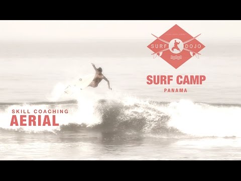 Aerial skill Coaching with Surf Dojo surf & Skate Camp  Panama Playa Venao