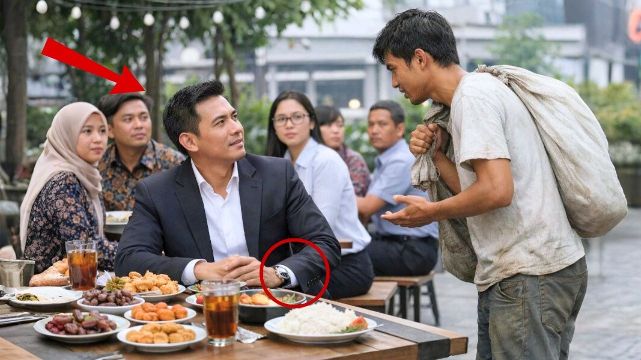 Pak Boleh Minta Makanannya Untuk Buka Puasa, Ternyata Pengemis Itu Saudara Kandung Milyarder...