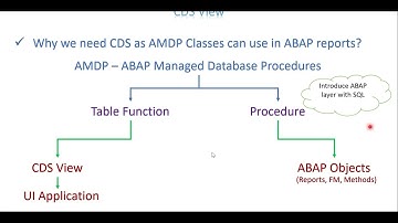 Video 4: CDS Query - CDS vs AMDP