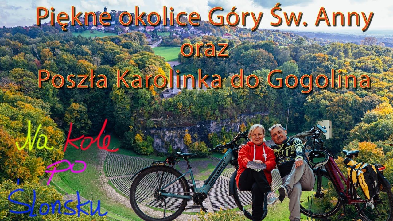 Piękne okolice Góry Św Anny na rowerze