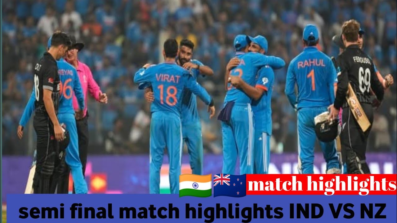 ICC world Cup 2023 | India vs New Zealand | full highlights semi final ...