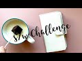 s/w Challenge | Wochendeko im Hobonichi weeks | #swdekochallenge | deutsch