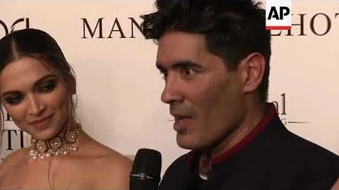 Actors Deepika Padukone, Fawad Khan model in Malhotra couture show