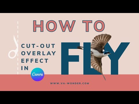 How to Blend Text and Image in Canva | Cut-Out Overlay Effect Tutorial for Entrepreneurs #60