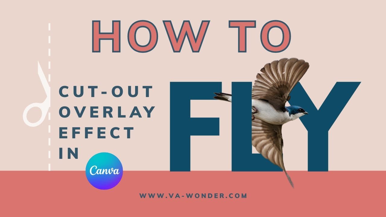 Slanted Overlay Tutorial How to Blend Text and Image in Canva | Cut-Out Overlay Effect Tutorial ...