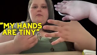 Amberlynn Reid BRAGGING about her DAINTY hands