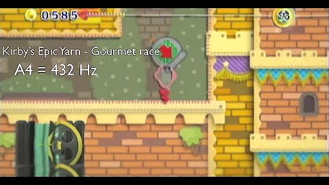 Kirby's Epic Yarn - Castle Dedede - Gourmet Race - 432 Hz Version