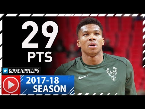 Giannis Antetokounmpo Full Highlights vs Pistons (2017.11.03) - 29 Pts